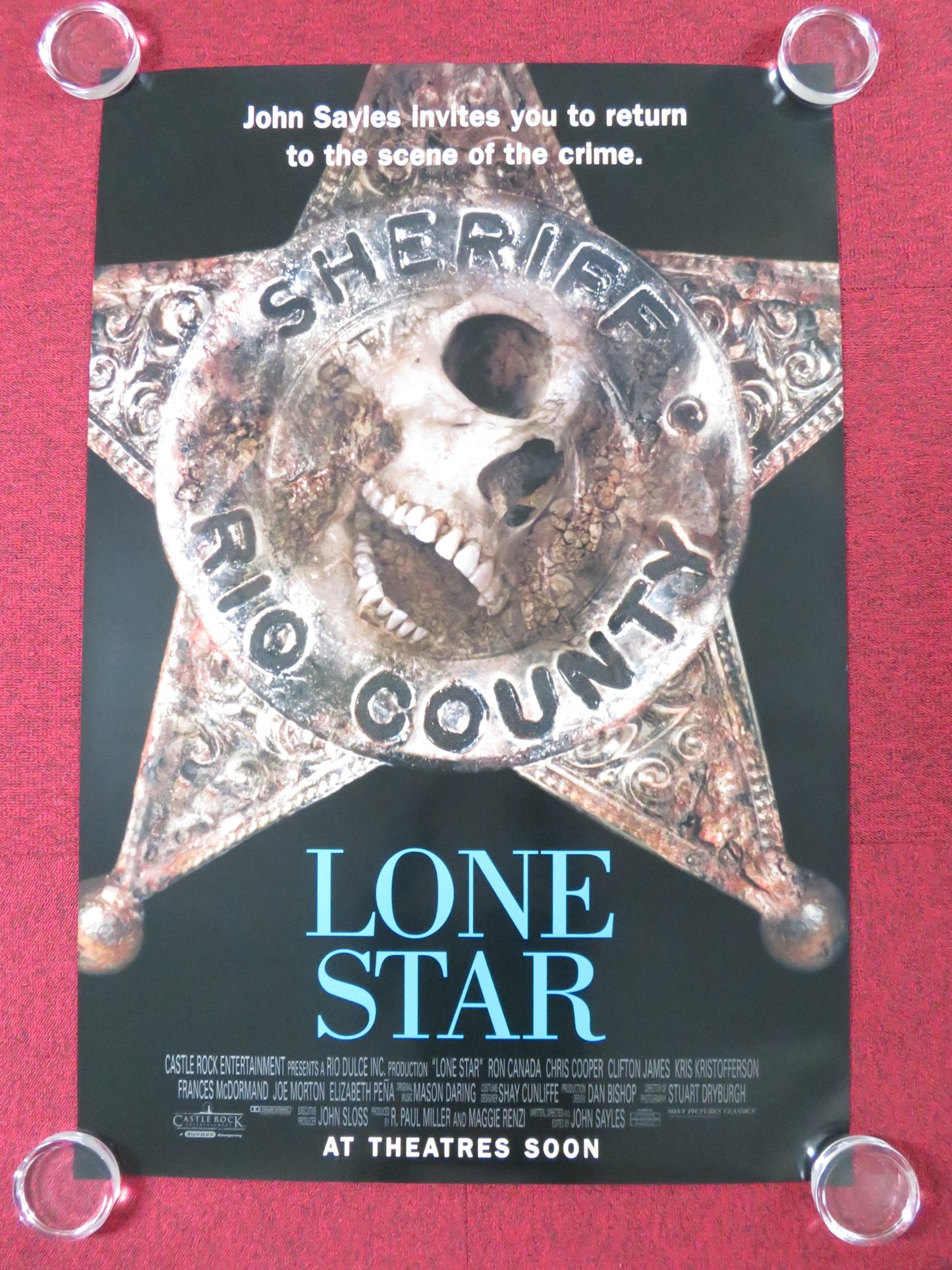 LONE STAR - B US ONE SHEET ROLLED POSTER RON CANADA CHRIS COOPER 1996