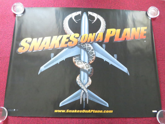 SNAKES ON A PLANE UK QUAD (30"x 40") ROLLED POSTER SAMUEL L. JACKSON 2006