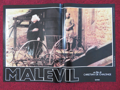 MALEVIL - B ITALIAN FOTOBUSTA POSTER MICHEL SERRAULT JACQUES DUTRONC 1981