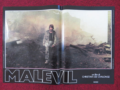 MALEVIL - E ITALIAN FOTOBUSTA POSTER MICHEL SERRAULT JACQUES DUTRONC 1981