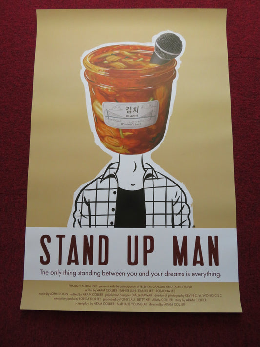 STAND UP MAN US ONE SHEET ROLLED POSTER DANIEL JUN DANIEL DAEGUN LEE 2017