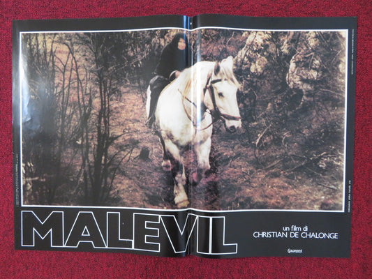 MALEVIL - G ITALIAN FOTOBUSTA POSTER MICHEL SERRAULT JACQUES DUTRONC 1981