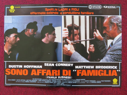 FAMILY BUSINESS -D ITALIAN FOTOBUSTA POSTER SEAN CONNERY DUSTIN HOFFMAN 1989