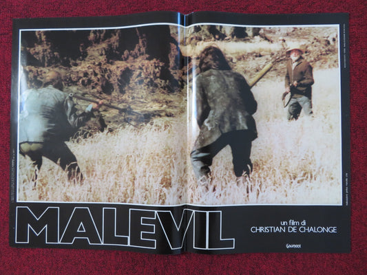 MALEVIL - H ITALIAN FOTOBUSTA POSTER MICHEL SERRAULT JACQUES DUTRONC 1981