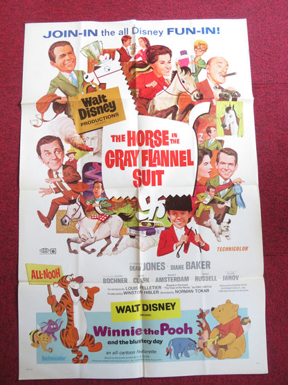 THE HORSE IN THE GRAY FLANNEL SUIT / WINNIE THE POOH FOLDED US ONE SHEET POSTER