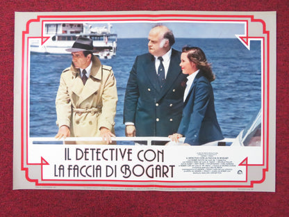 THE MAN WITH BOGART'S FACE - B ITALIAN FOTOBUSTA POSTER ROBERT SACCHI 1980