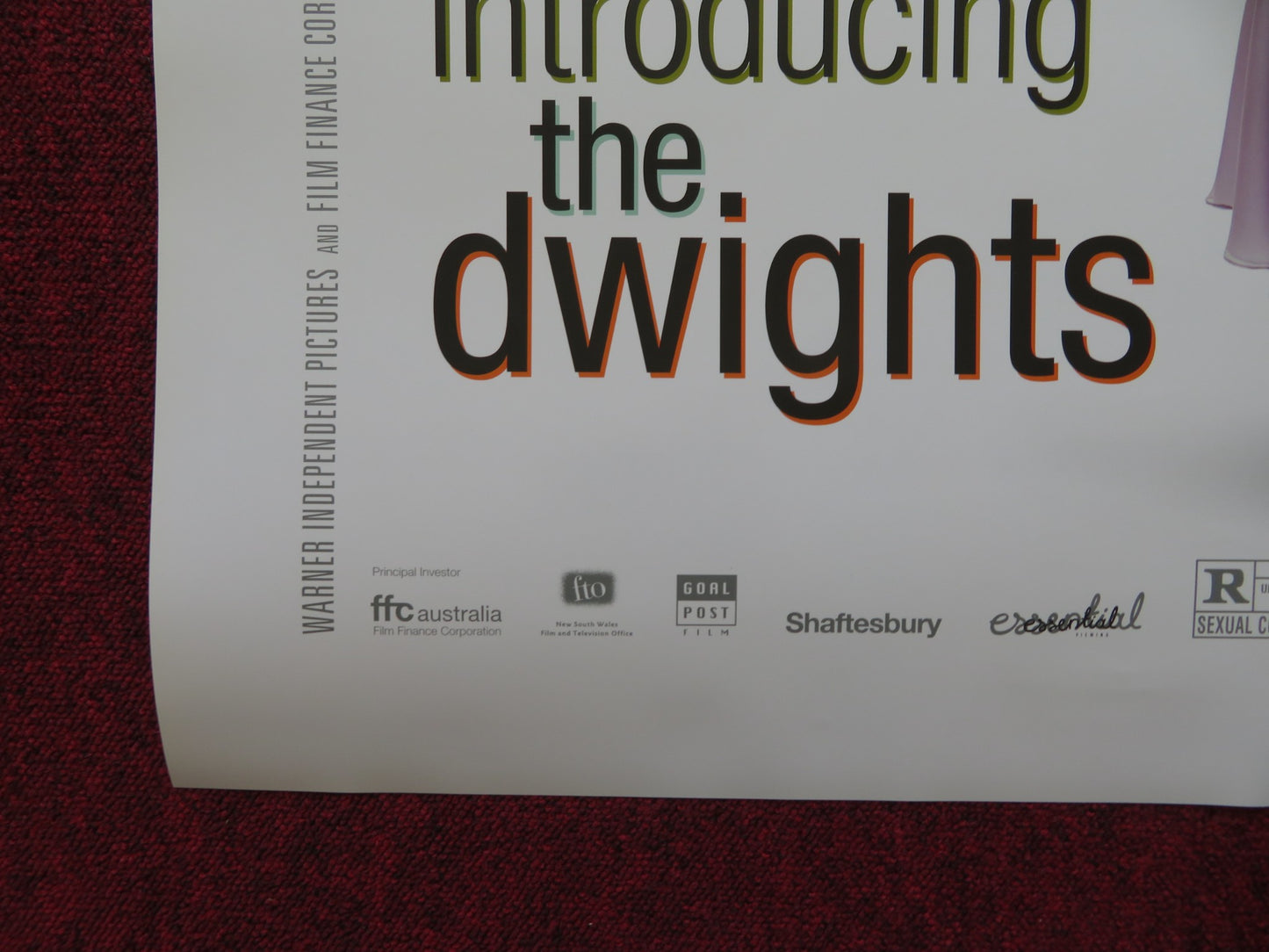 INTRODUCING THE DWIGHTS US ONE SHEET ROLLED POSTER BRENDA BLETHYN R. GIBNEY 2007