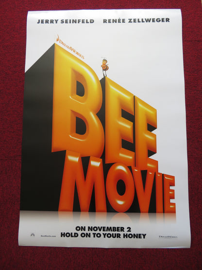 BEE MOVIE US ONE SHEET ROLLED POSTER JERRY SEINFELD RENEE ZELLWEGER 2007