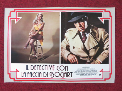 THE MAN WITH BOGART'S FACE - E ITALIAN FOTOBUSTA POSTER ROBERT SACCHI 1980