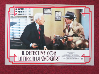 THE MAN WITH BOGART'S FACE - F ITALIAN FOTOBUSTA POSTER ROBERT SACCHI 1980