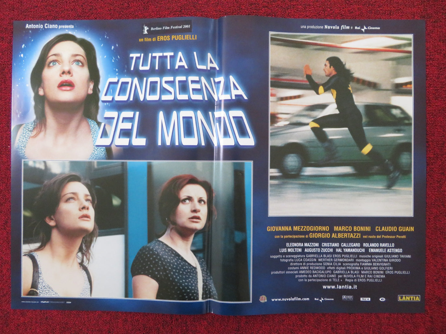 TUTTA LA CONOSCENZA DEL MONDO - B ITALIAN FOTOBUSTA POSTER MEZZOGIORNO 2001