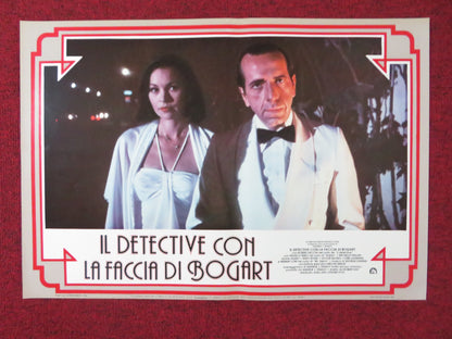 THE MAN WITH BOGART'S FACE - G ITALIAN FOTOBUSTA POSTER ROBERT SACCHI 1980