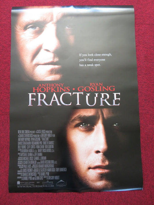 FRACTURE US ONE SHEET ROLLED POSTER ANTHONY HOPKINS RYAN GOSLING 2007