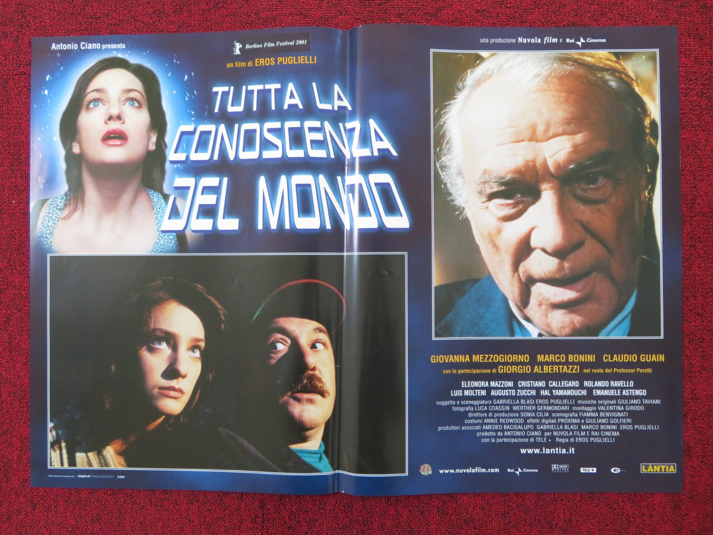 TUTTA LA CONOSCENZA DEL MONDO - C ITALIAN FOTOBUSTA POSTER MEZZOGIORNO 2001