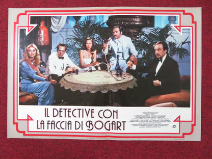 THE MAN WITH BOGART'S FACE - H ITALIAN FOTOBUSTA POSTER ROBERT SACCHI 1980