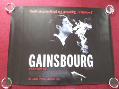 GAINSBOURG: A HEROIC LIFE -B UK QUAD ROLLED POSTER ERIC ELMOSNINO 2010