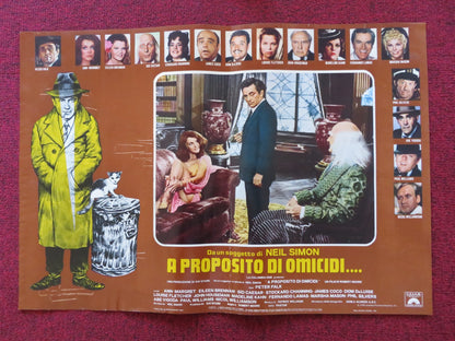 THE CHEAP DETECTIVE - A ITALIAN FOTOBUSTA POSTER PETER FALK ANN MARGRET 1978