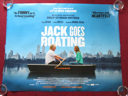 JACK GOES BOATING UK QUAD ROLLED POSTER PHILIP SEYMOUR HOFFMAN 2010