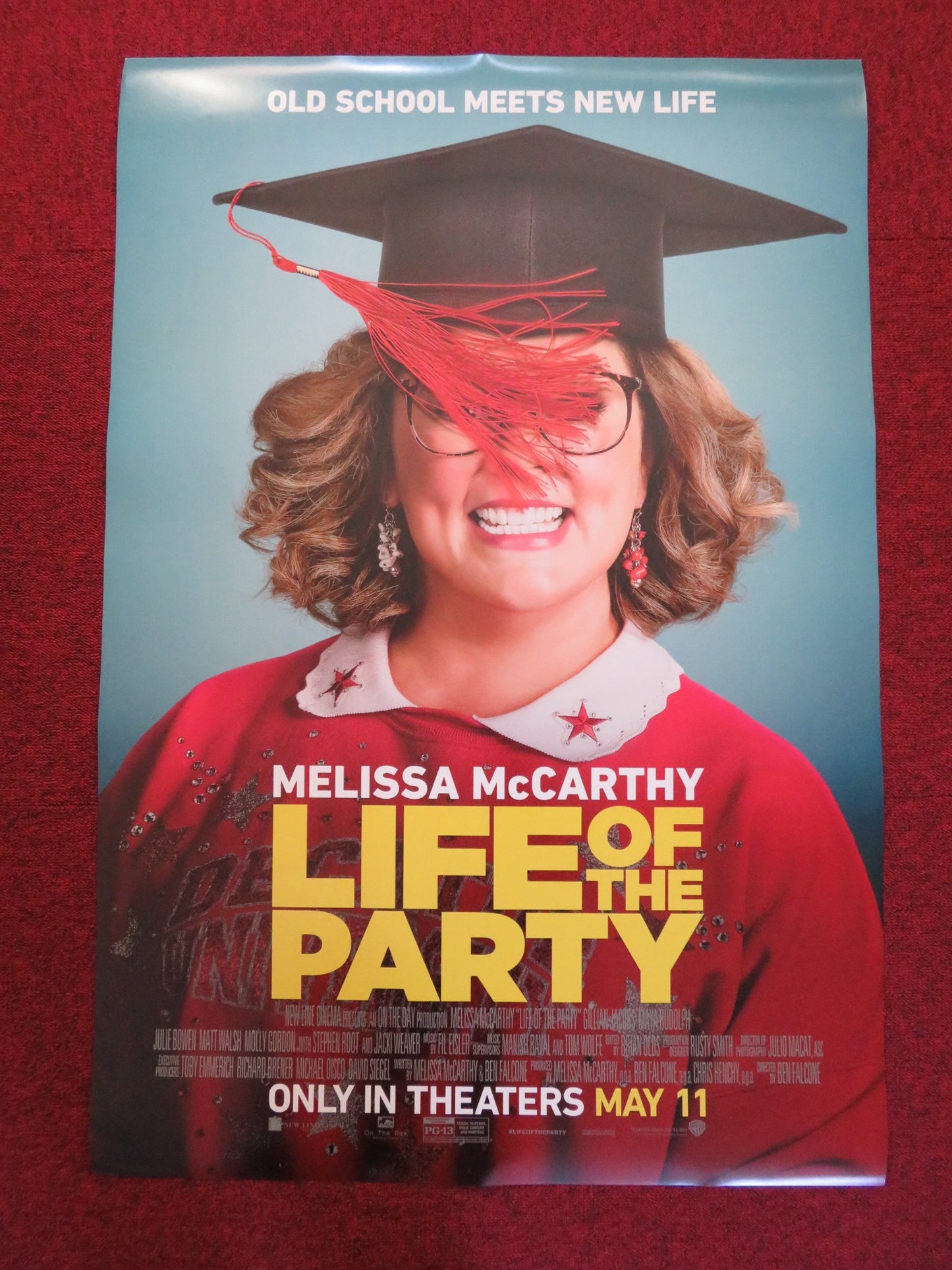 LIFE OF THE PARTY US ONE SHEET ROLLED POSTER MELISSA MCCARTHY 2018