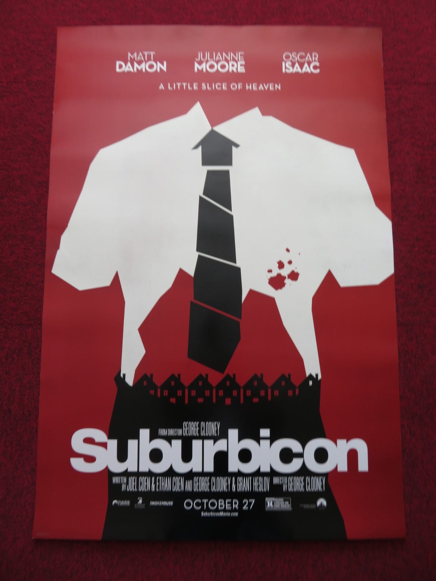 SUBURBICON US ONE SHEET ROLLED POSTER MATT DAMON JULIANNE MOORE 2017