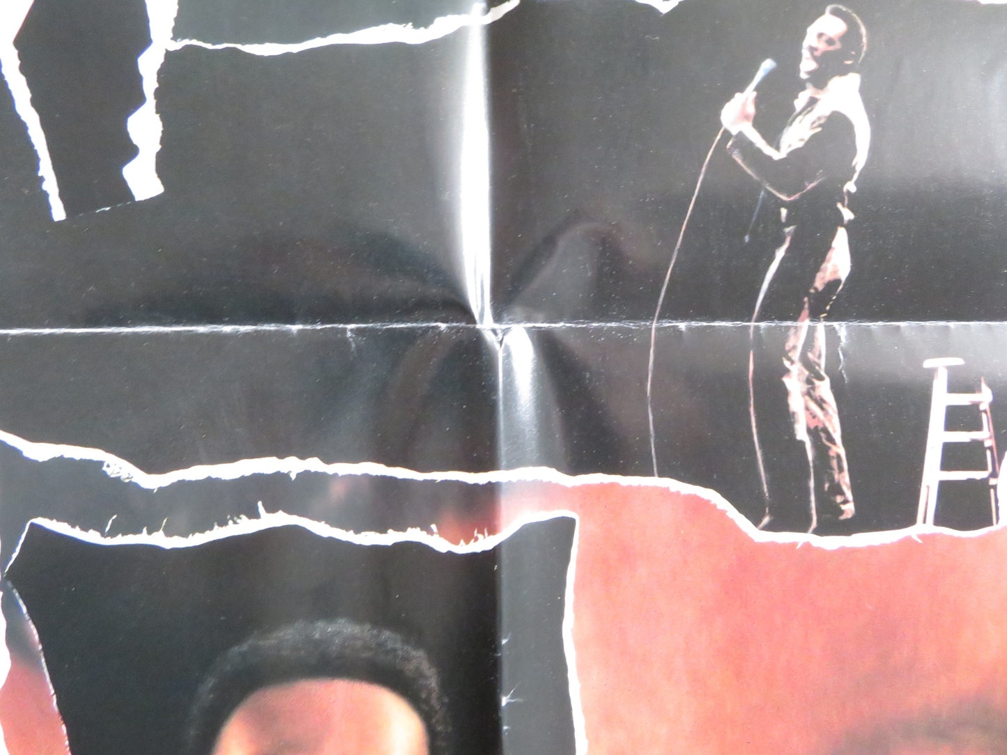 EDDIE MURPHY: RAW FOLDED US ONE SHEET POSTER SAMUEL L. JACKSON 1987