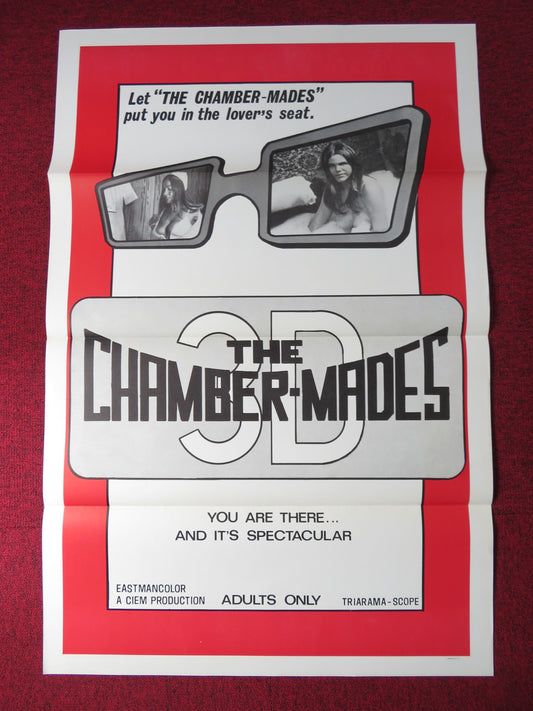 THE CHAMBER-MADES US TRI FOLDED ONE SHEET ROLLED POSTER USCHI DIGARD 1971