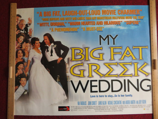 MY BIG FAT GREEK WEDDING UK QUAD (30"x 40") ROLLED POSTER JOHN CORBETT 2002