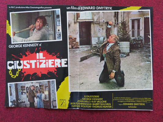 THE HUMAN FACTOR - A ITALIAN FOTOBUSTA POSTER GEORGE KENNEDY JOHN MILLS 1975