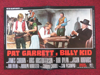 PAT GARRETT AND BILLY THE KID - A ITALIAN FOTOBUSTA POSTER JAMES COBURN 1973