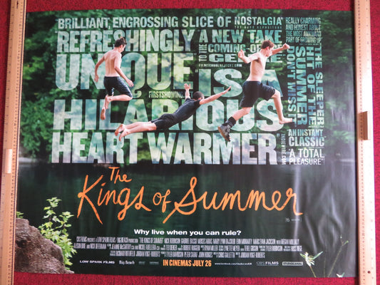 THE KINGS OF SUMMER UK QUAD (30"x 40") ROLLED POSTER NICK ROBINSON G. BASSO 2013