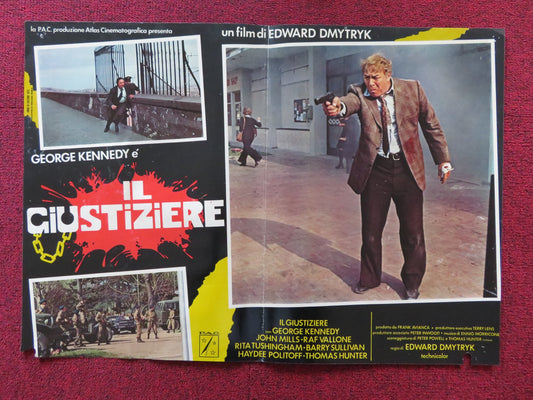 THE HUMAN FACTOR - B ITALIAN FOTOBUSTA POSTER GEORGE KENNEDY JOHN MILLS 1975