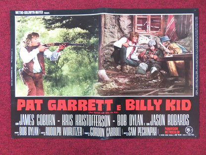 PAT GARRETT AND BILLY THE KID - B ITALIAN FOTOBUSTA POSTER JAMES COBURN 1973