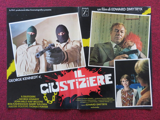 THE HUMAN FACTOR - D ITALIAN FOTOBUSTA POSTER GEORGE KENNEDY JOHN MILLS 1975