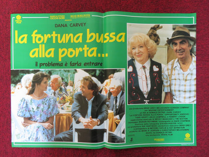 OPPORTUNITY KNOCKS - C  ITALIAN FOTOBUSTA POSTER DANA CARVEY ROBERT LOGGIA 1990