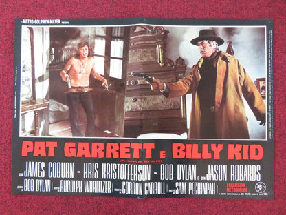 PAT GARRETT AND BILLY THE KID - D ITALIAN FOTOBUSTA POSTER JAMES COBURN 1973