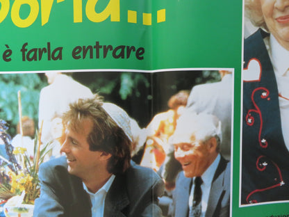 OPPORTUNITY KNOCKS - C  ITALIAN FOTOBUSTA POSTER DANA CARVEY ROBERT LOGGIA 1990