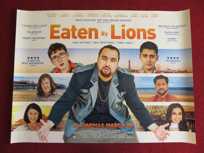 EATEN BY LIONS UK QUAD (30"x 40") ROLLED POSTER ANTONIO AAKEEL JOHNNY VEGAS 2018