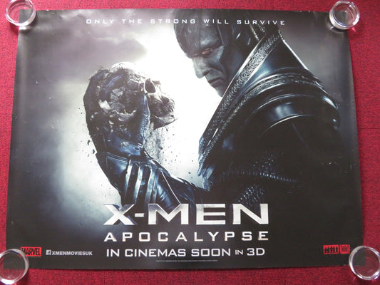 X-MEN: APOCALYPSE UK QUAD ROLLED POSTER JAMES MCAVOY MICHAEL FASSBENDER 2016