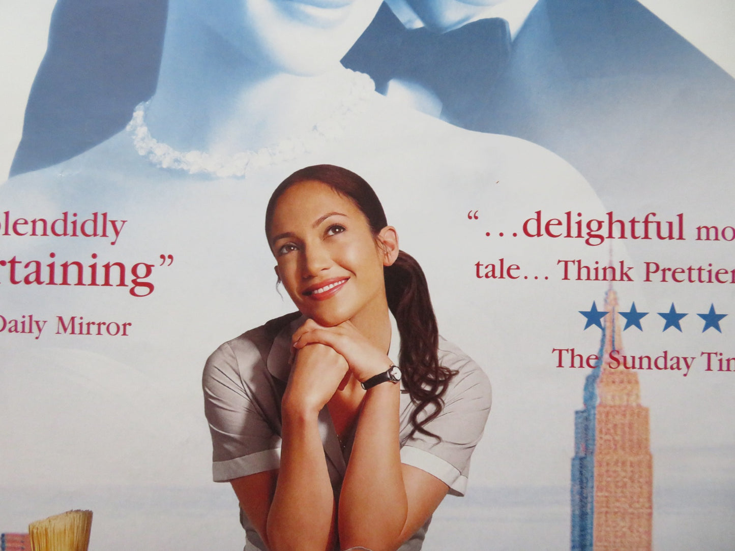 MAID IN MANHATTAN VHS VIDEO POSTER JENNIFER LOPEZ RALPH FIENNES 2002