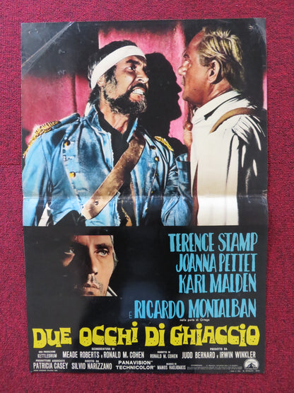 BLUE - E ITALIAN FOTOBUSTA POSTER TERENCE STAMP JOANNA PETTET 1968