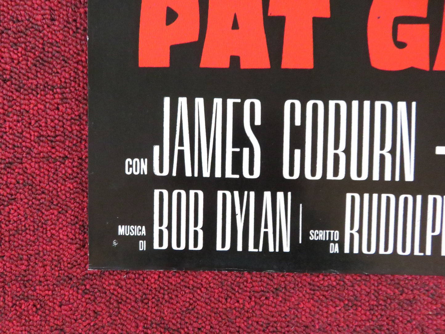 PAT GARRETT AND BILLY THE KID - I ITALIAN FOTOBUSTA POSTER JAMES COBURN 1973