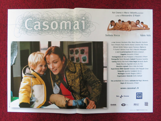 CASOMAI - A  ITALIAN FOTOBUSTA POSTER STEFANIA ROCCA FABIO VOLO 2002