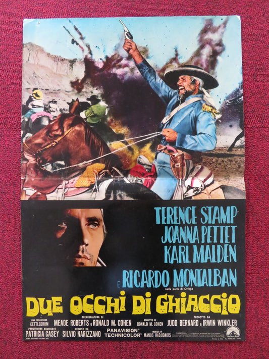 BLUE - G ITALIAN FOTOBUSTA POSTER TERENCE STAMP JOANNA PETTET 1968