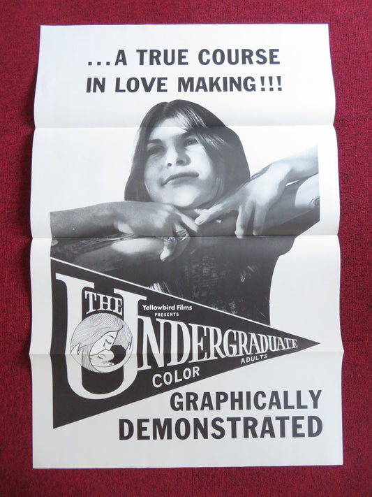 THE UNDERGRADUATE US TRI FOLDED ONE SHEET ROLLED POSTER JOHN DULLAGHAN 1971