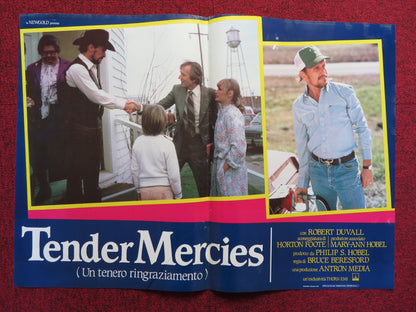 TENDER MERCIES - D ITALIAN FOTOBUSTA POSTER ROBERT DUVALL TESS HARPER 1983