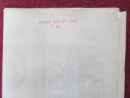 FUNNY SIDE OF LIFE FOLDED US ONE SHEET POSTER HAROLD LLOYD 1963