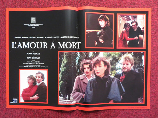 L'AMOUR A MORT - B ITALIAN FOTOBUSTA POSTER SABINE AZEMA FANNY ARDANT 1984