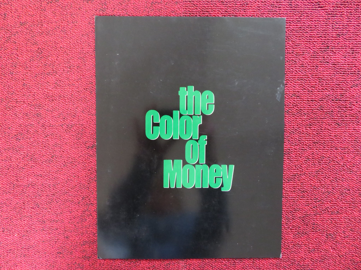 COLOR OF MONEY US SCREENING PROGRAM PAUL NEWMAN TOM CRUISE 1987