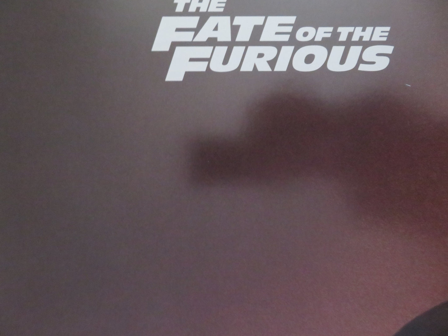 THE FATE OF THE FURIOUS F8 US ONE SHEET ROLLED POSTER VIN DIESEL 2017