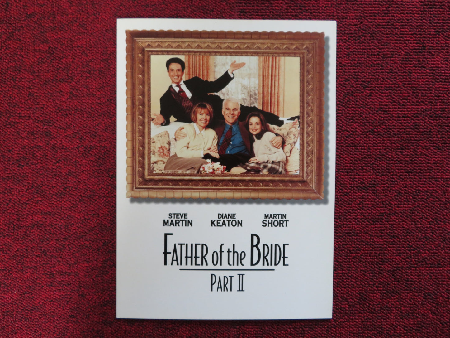 FATHER OF THE BRIDE PART II US SCREENING PROGRAM STEVE MARTIN DIANE KEATON 1995